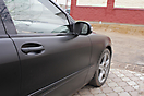 Mercedes S-klasse (W220) — оклейка в черный мат_9