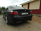 Черный матовый BMW M5 (E60) _1